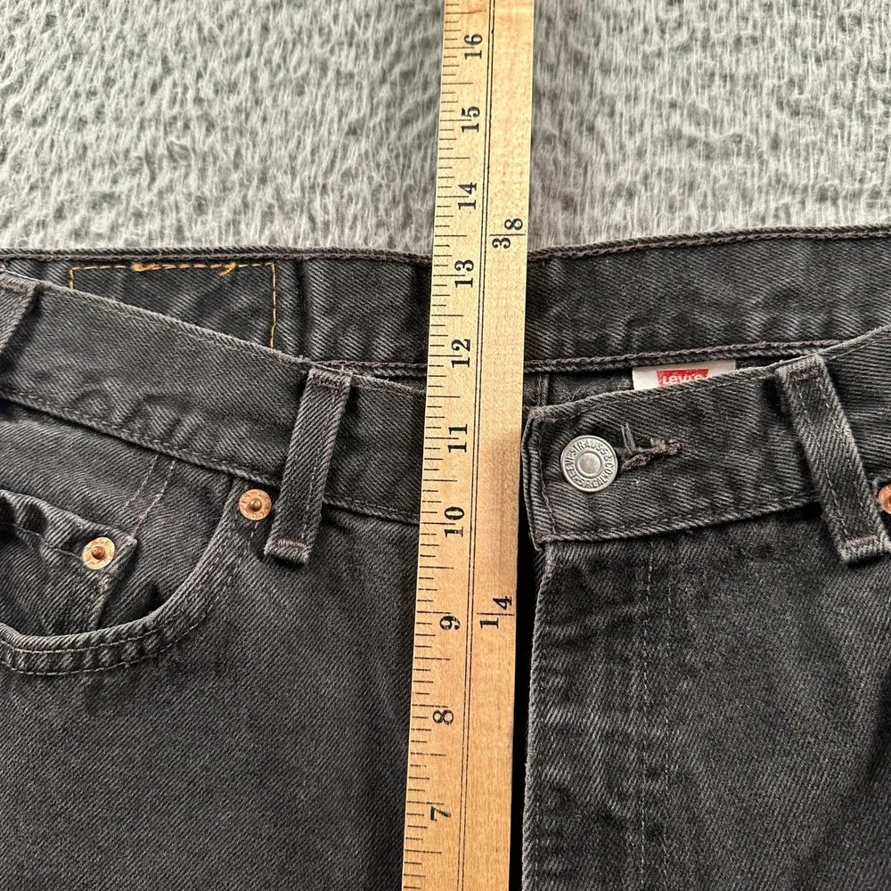 Levis Jeans Mens 36x30(35x30 Fits) 550 Relaxed Fit Black Straight Leg Vtg‎ 1999